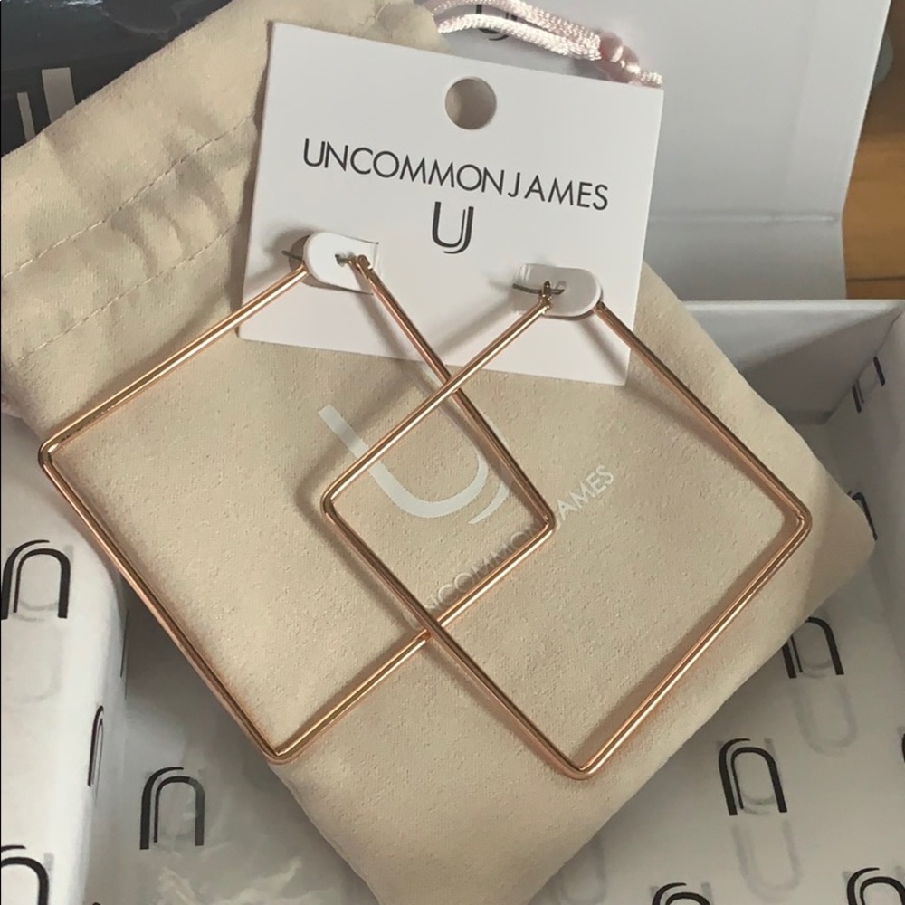 Uncommon James Rose Gold Hoops